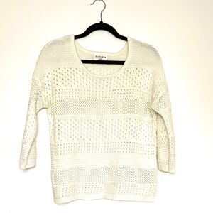 OLIVE+OAK Knit Cream Sweater